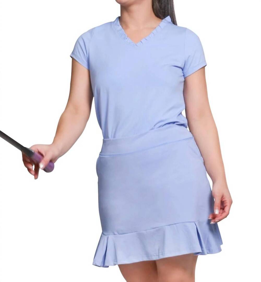 NEW ANA CLARE izzy short sleeve top in peri